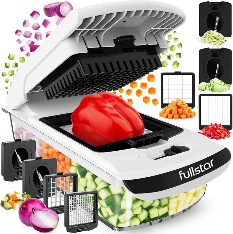 Fullstar Original Pro Vegetable Chopper, Spiralizer & Slicer, Food Cho