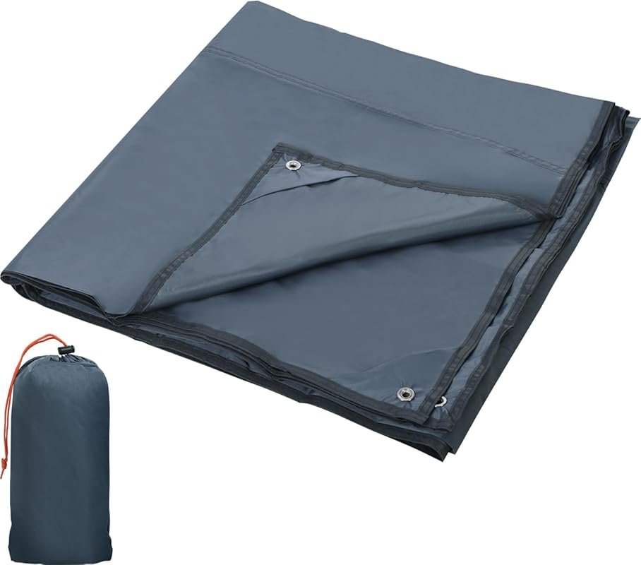 REDCAMP Waterproof Camping Tarp - 4-in-1 Multifunctional Tent Footprin