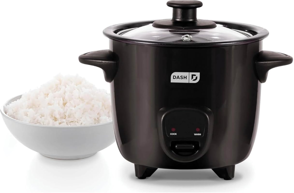 Dash Mini Rice Cooker for Single Servings, Ideal for Oatmeal and Rice