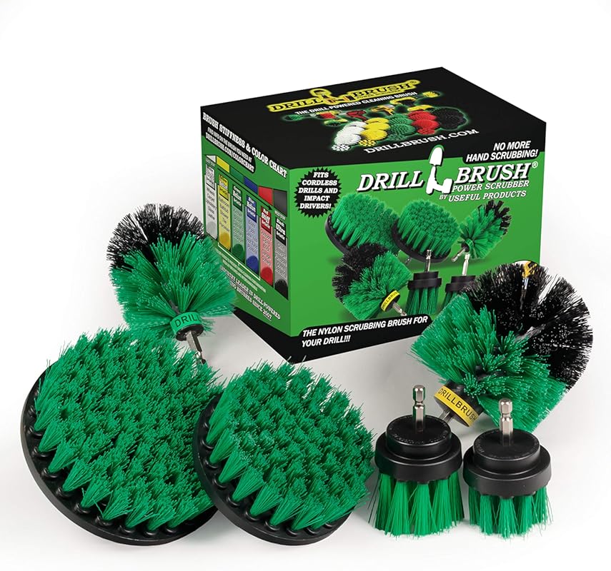 Ultimate Kitchen Drill Brush Attachment Kit for Crock Pots, Skillets,