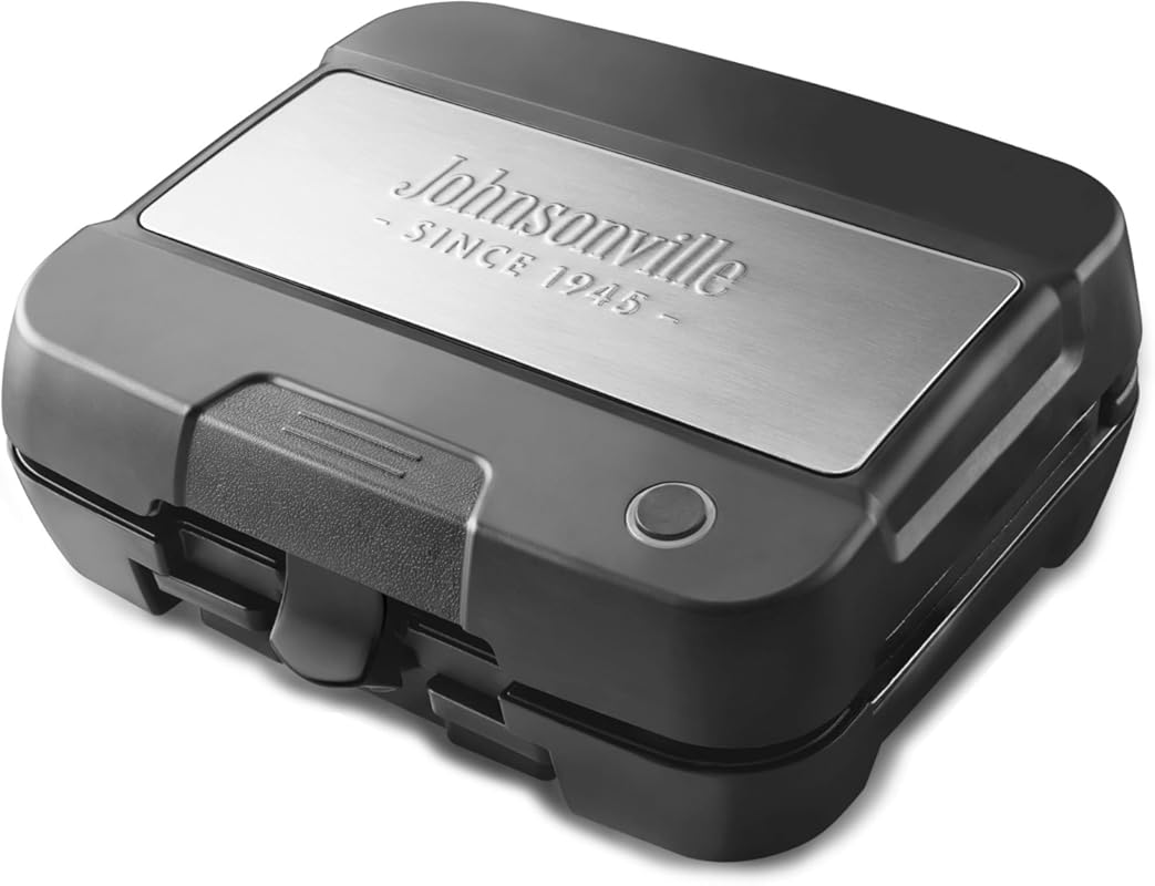 Johnsonville 3-in-1 Electric Indoor Grill for Sausages, Patties, and B