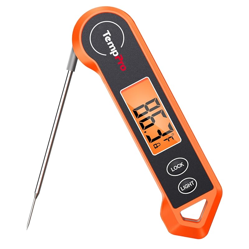 TempPro TP19H Digital Instant Read Meat Thermometer for BBQ Grill Smok