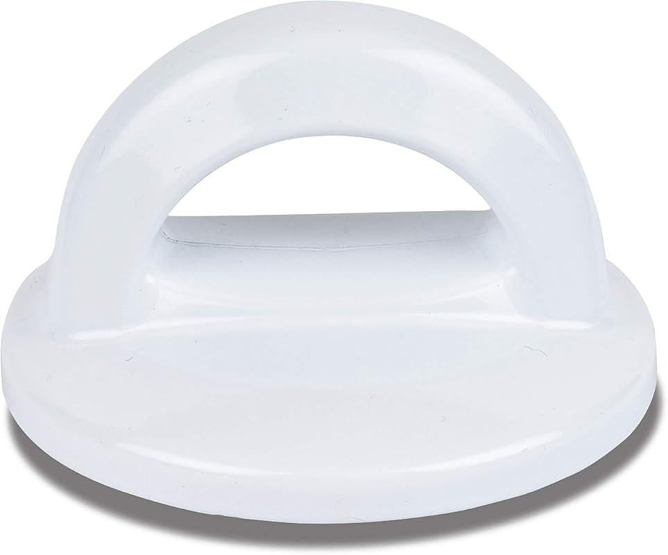 Universal White Pot Lid Knob: Heat-Resistant Replacement Handle for Cr