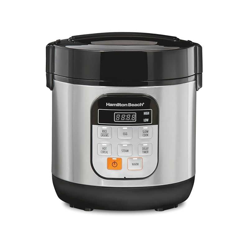 Hamilton Beach 6-Cup Digital Programmable Rice Cooker & Steamer: Slow