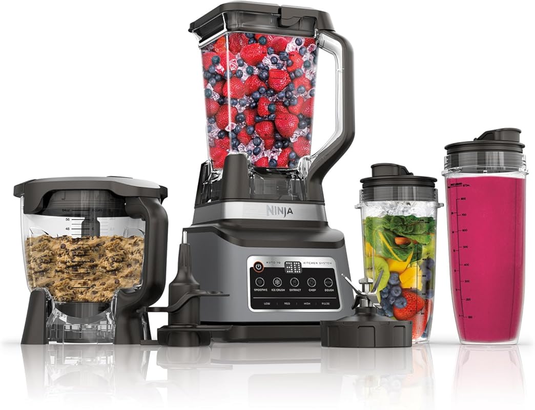 Ninja BN801 Professional Plus Kitchen System: 1400W Blender, Processor