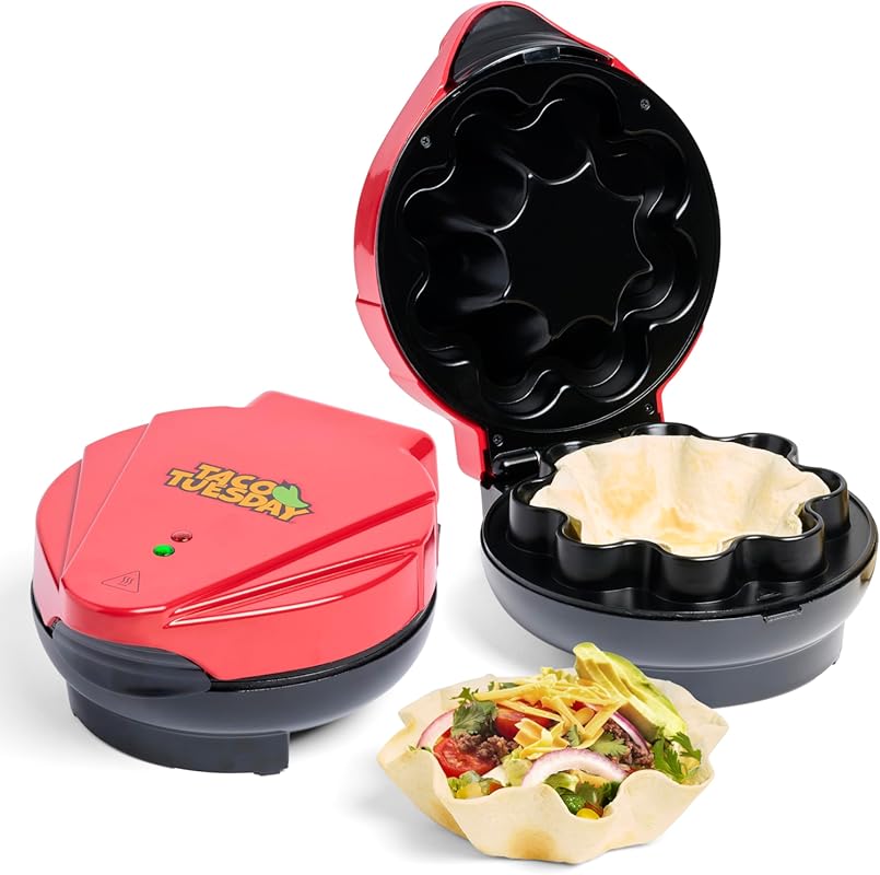 Nostalgia Taco Tuesday Tortilla Bowl Maker for Baked Taco Bowls, Tosta