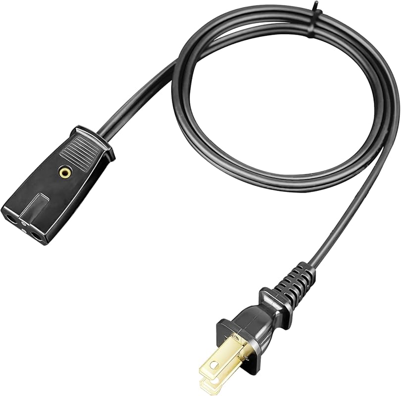 HASMX 2-Pin Power Cord Replacement for West Bend Slow Cooker 84114 841