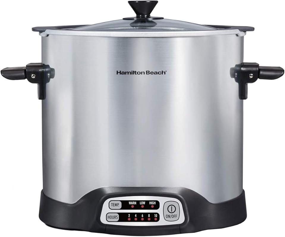 Hamilton Beach 10 Quart Sear & Cook Slow Cooker with Stovetop Safe Cro