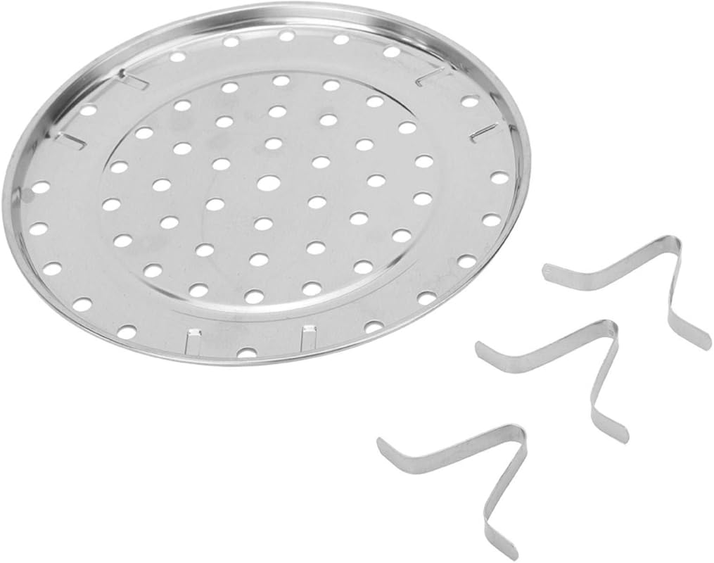 Stainless Steel Round Steaming Tray Rack with Supporting Feet for Pots