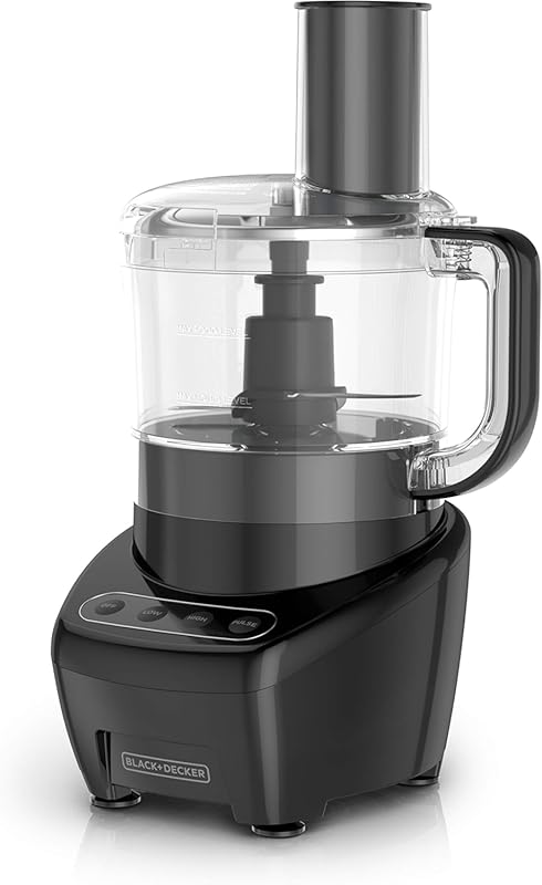BLACK+DECKER 3-in-1 Easy Assembly 8-Cup Food Processor with Touchpad C