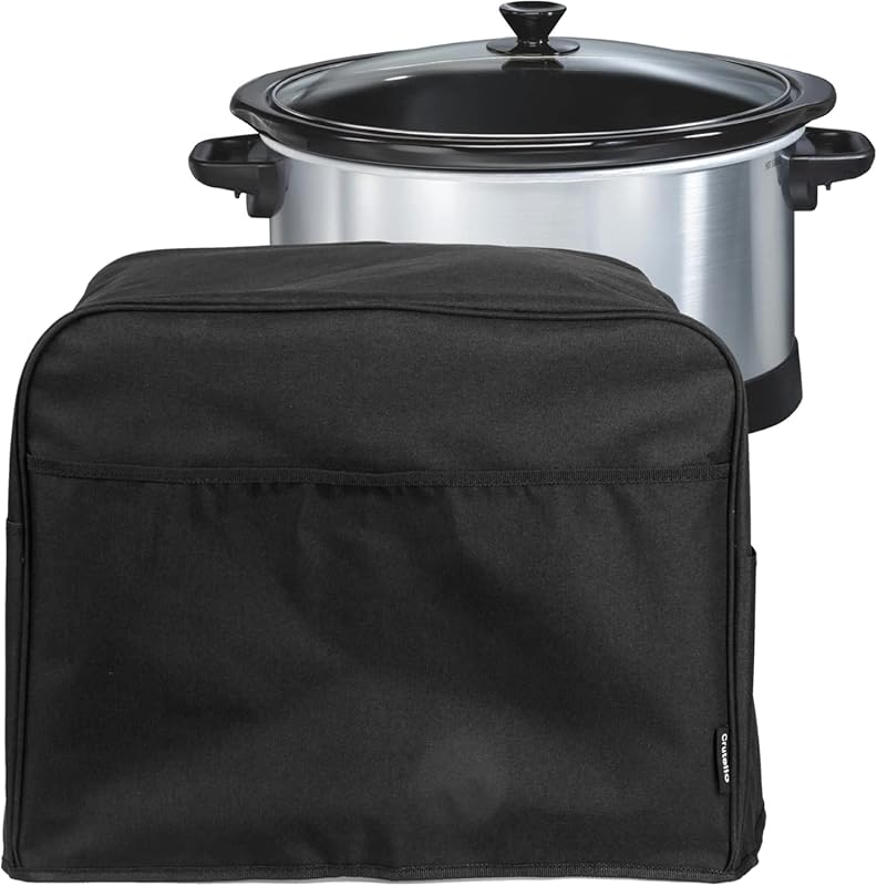 Crutello Waterproof Slow Cooker Cover for 6-8 Quart Oval Crock-Pot and
