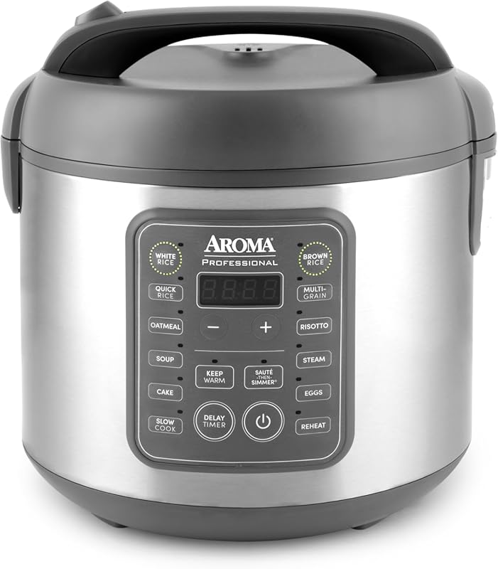 Aroma Professional 10-Cup Digital Rice Cooker & Multicooker, 20-Cup Co