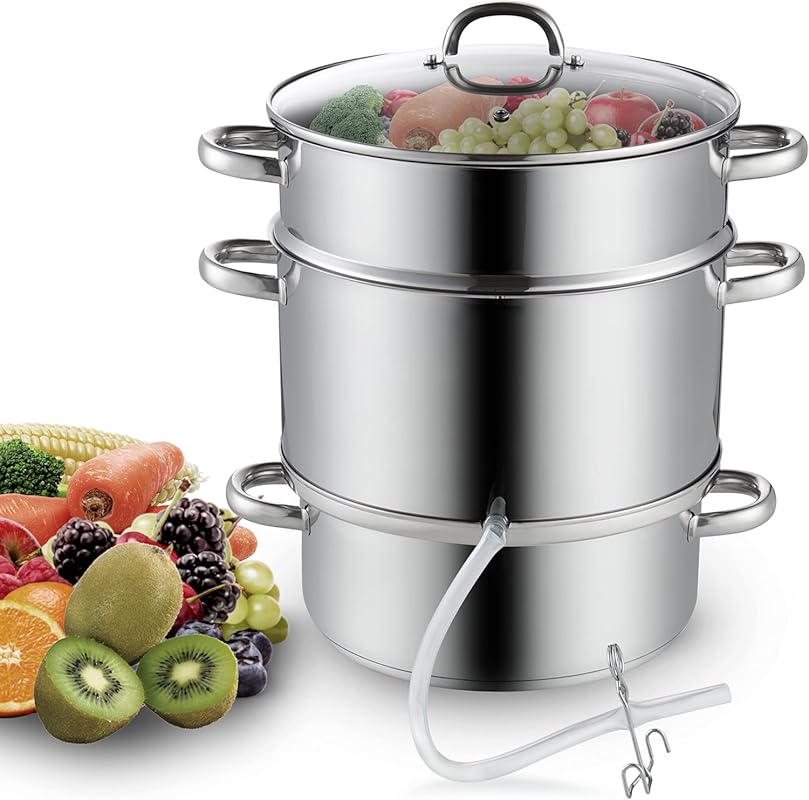 Cooks Standard 11-Quart Stainless Steel Canning Juice Steamer Extracto