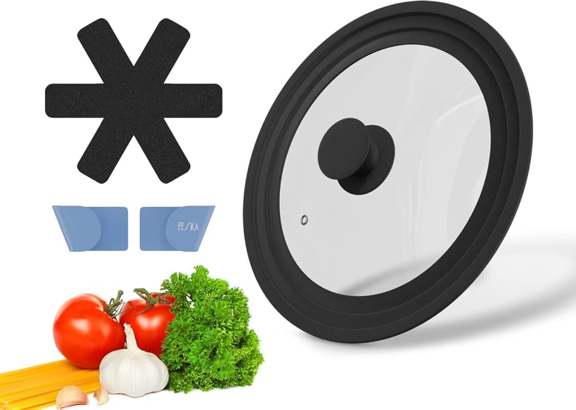 Universal Pot Lid for Pots, Pans, Frying Pans & Crock Pots