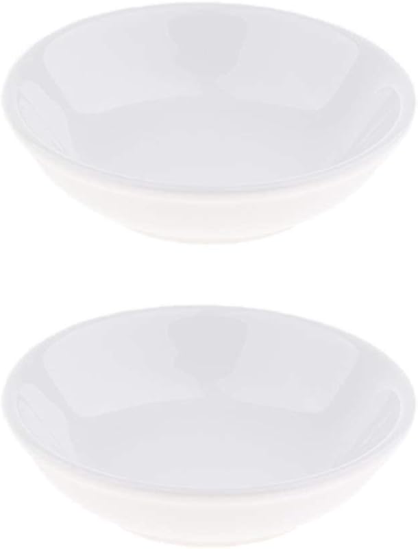 Durable 4-inch Round Ceramic Replacement Wax Warmer Dish for Wax Melts