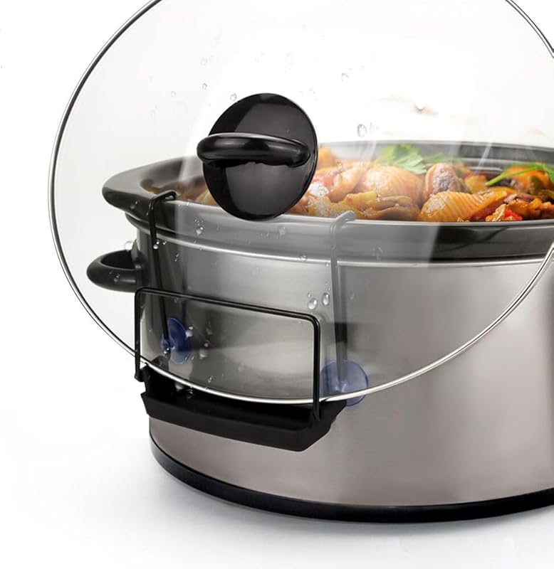 SOPHICO Slow Cooker Lid Holder: Hand-Free Stainless Steel Pot Organize