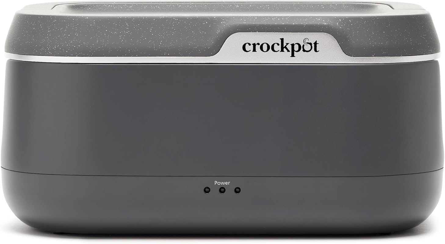 Crock-Pot 28oz Mini Electric Heated Portable Food Warmer Lunch Box, Gr