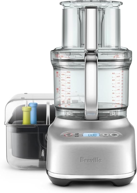 Breville Sous Chef 16 Cup Food Processor: Large Capacity, Brushed Stai