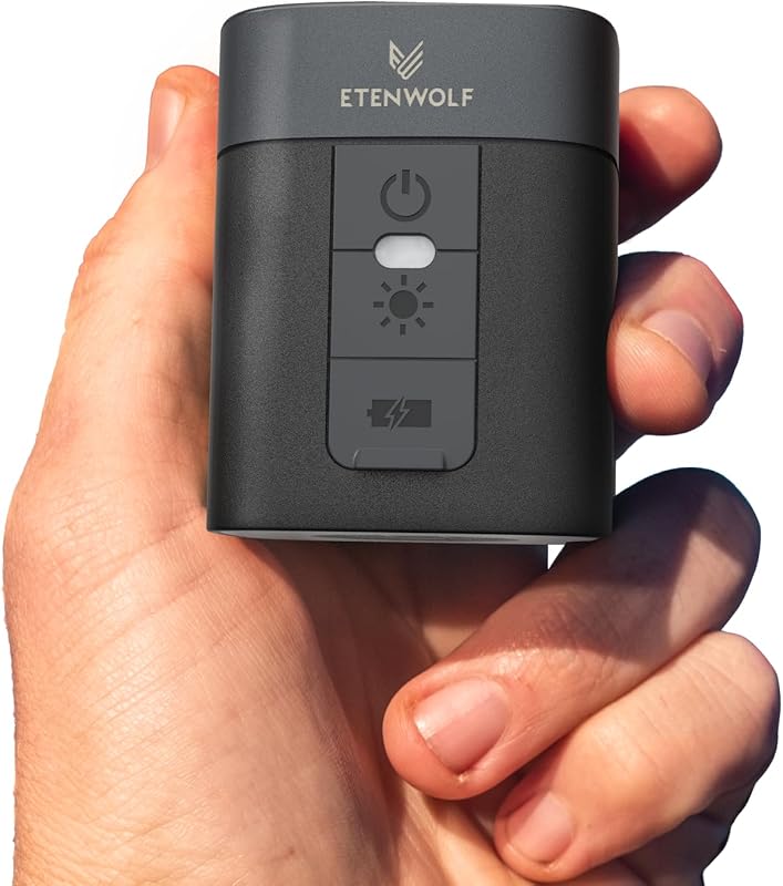ETENWOLF AIR 3 Mini Electric Air Pump for Inflatables, 2600mAh Battery