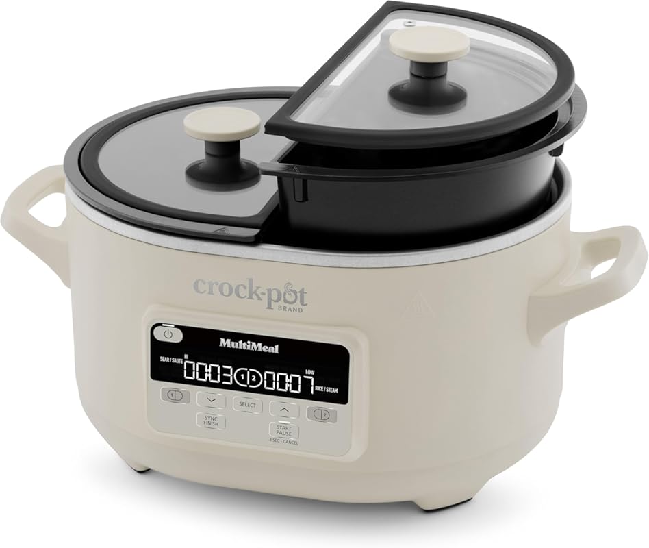 Crock-Pot MultiMeal Multicooker & Programmable Slow Cooker with Bake F