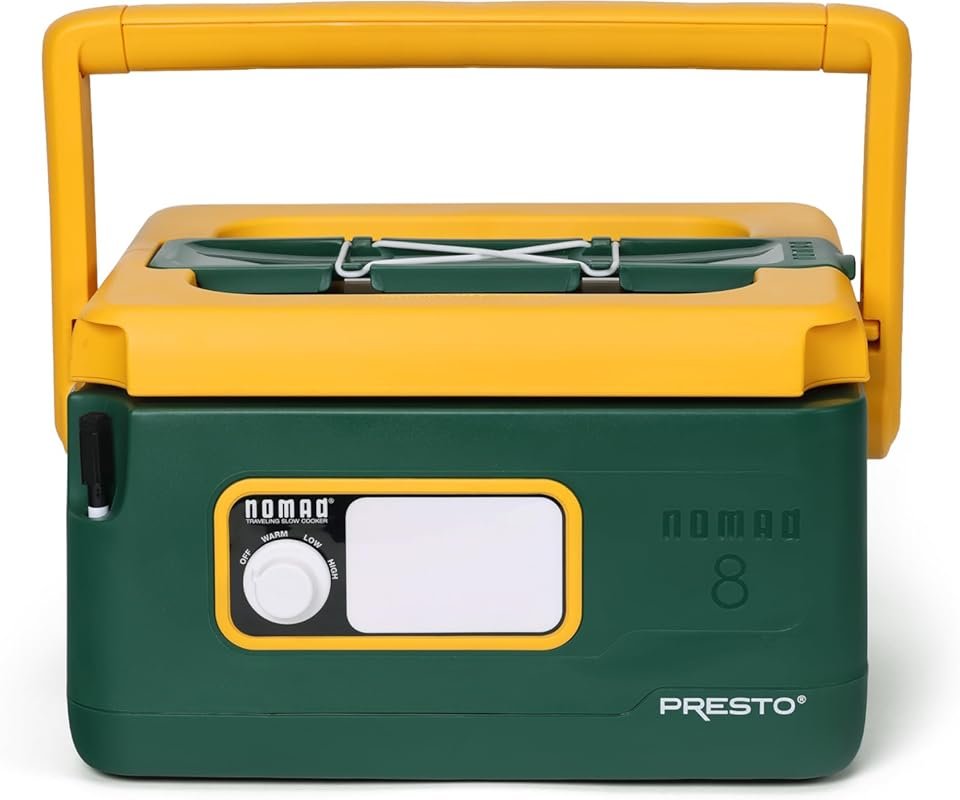 Presto 8-Quart Nomad Traveling Slow Cooker with Locking Lid and Dry Er