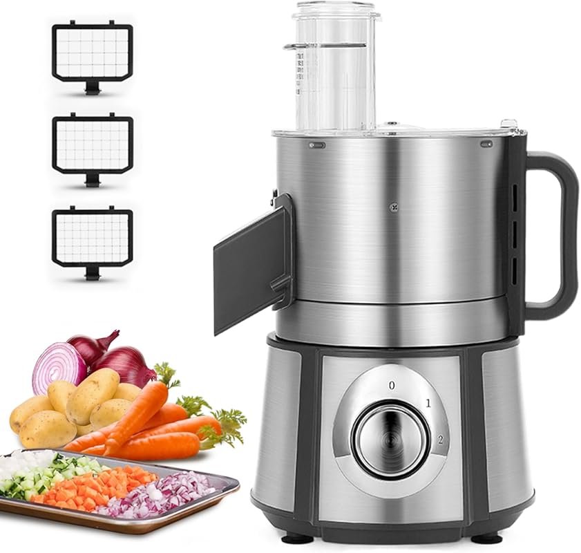 Anatole Electric Vegetable Dicer, 16-Cup Food Processor, 300W Commerci