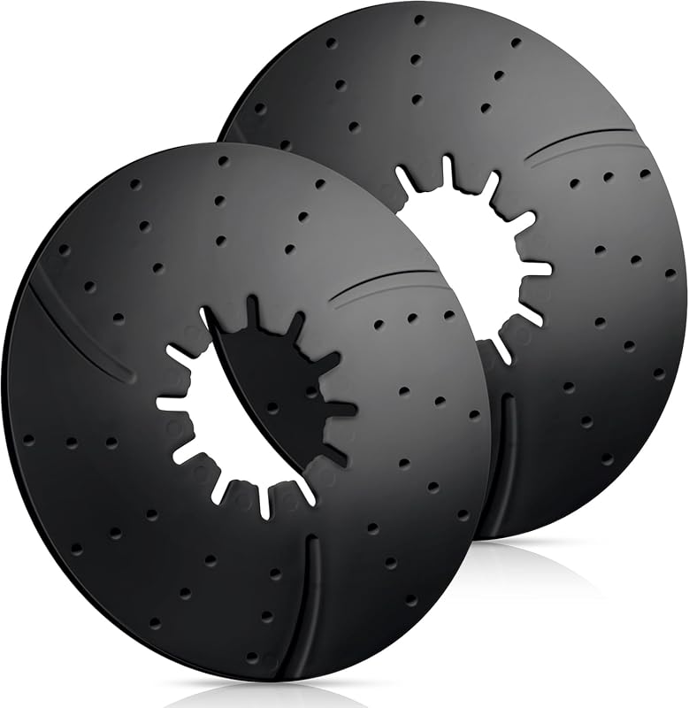 2 Pack 10 Inch Black 5th Wheel Hitch Lube Plates for RV & Trailer Safe