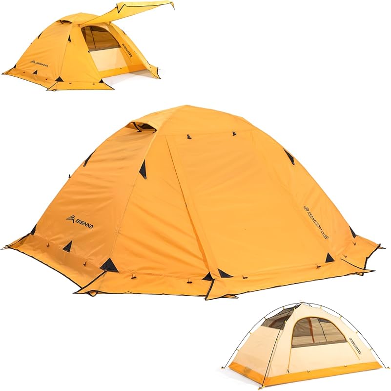BISINNA 4 Season 2 Person Backpacking Tent - Lightweight, Waterproof D