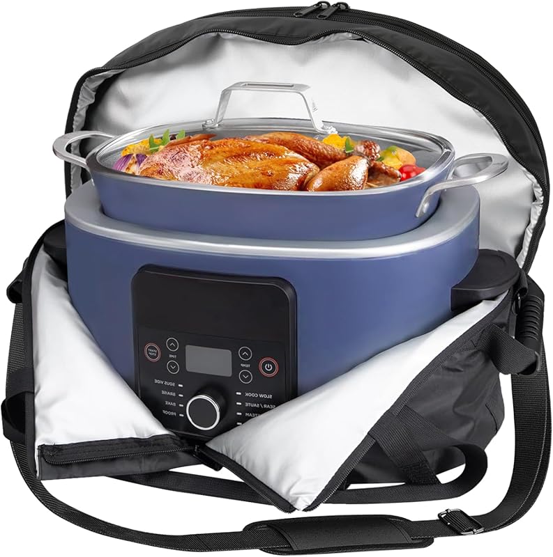 Portable Travel Bag for Ninja Foodi 8.5 Qt Multi-Cooker, Fits Ninja Sl