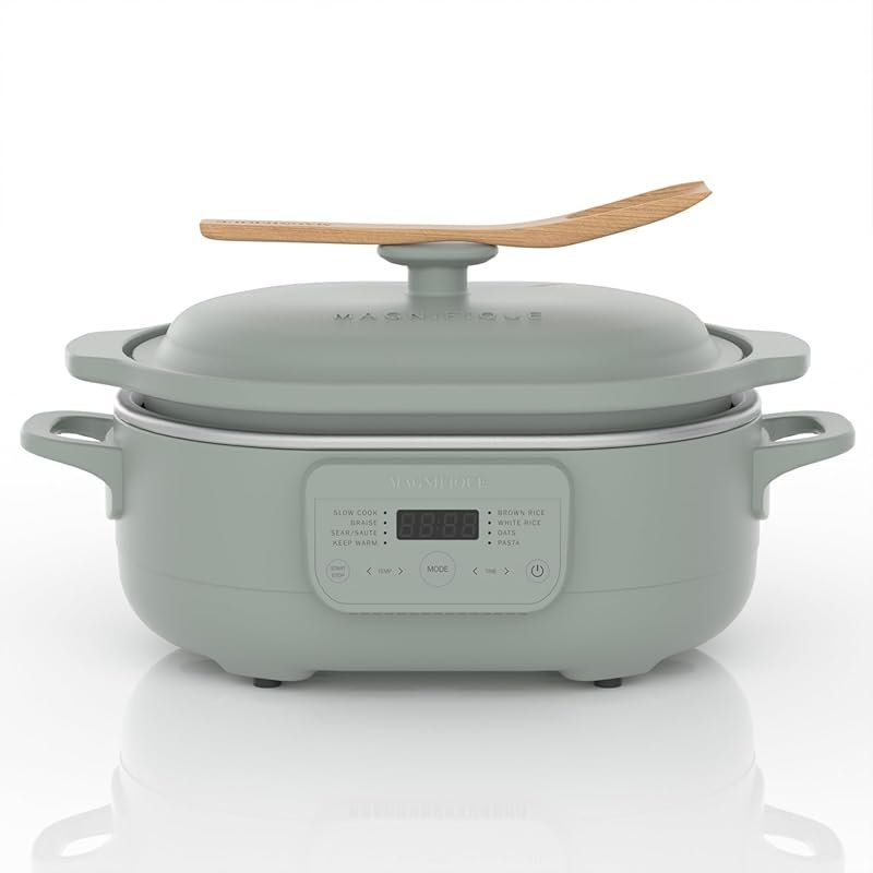 4 Quart Programmable Slow Cooker: 8-in-1 Multi Cooker, Nonstick, Oven 
