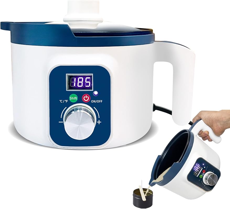 KQU Electric Wax Melter for Candle Making with Digital Display and Aut