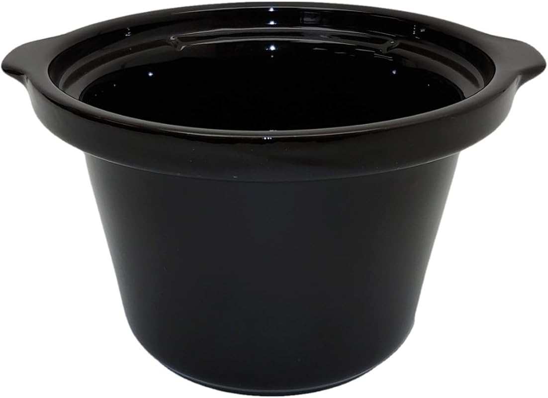 2 Quart Small Ceramic Stoneware Slow Cooker Replacement Pot - Dishwash
