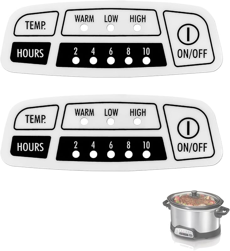 Membrane Switch Panel for Hamilton Beach 7 & 4 Quart Programmable Slow