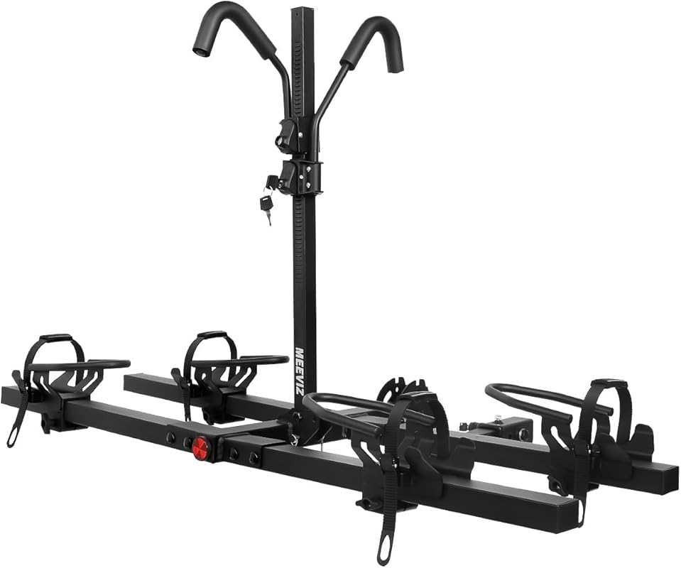 Ebike Racks Locking 2-Bike Hitch Rack for Fat Tire, Electric & Mountai