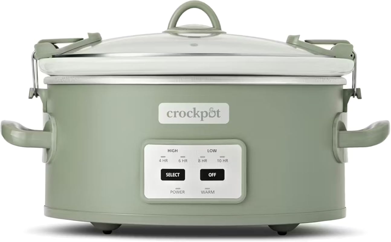 Crock-Pot 6qt Cook and Carry Locking Lid Programmable Slow Cooker Moon