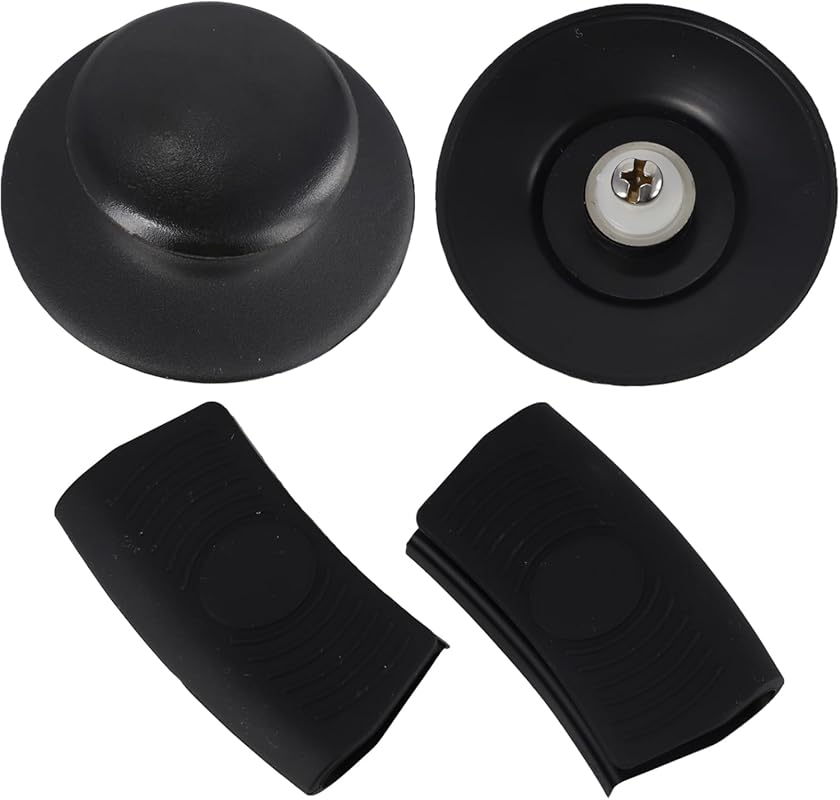 2 Pack Heat-Resistant Non-Slip Pot Handles Replacement for Pots, Pans & Slow Cookers