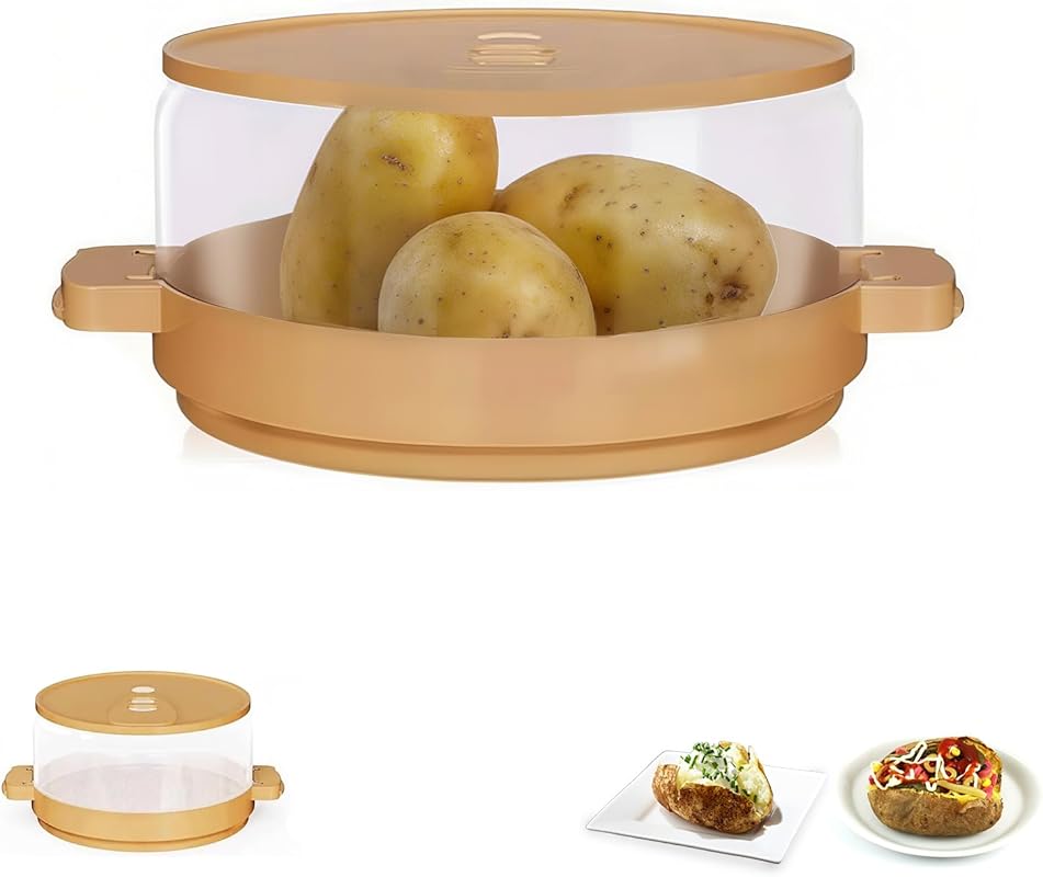 Effortless Microwave Potato Cooker & Steamer for Perfect Baked Potatoe