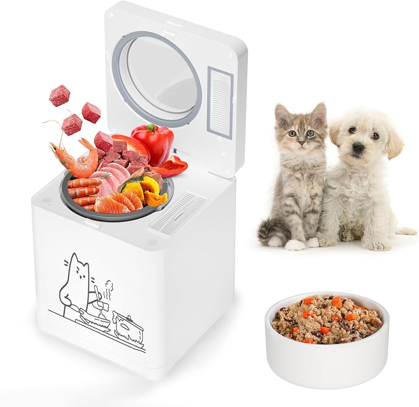 Pet Fresh Food Maker: 5-in-1 Multicooker for Dog & Cat Food, Treats, a
