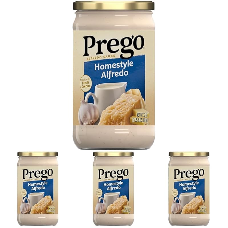 Prego Homestyle Alfredo Pasta Sauce, 22 oz Jar