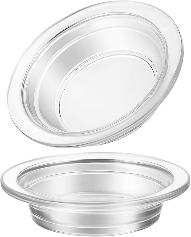 2-Pack 4.5in Glass Replacement Wax Warmer Dishes for Electric Aromathe