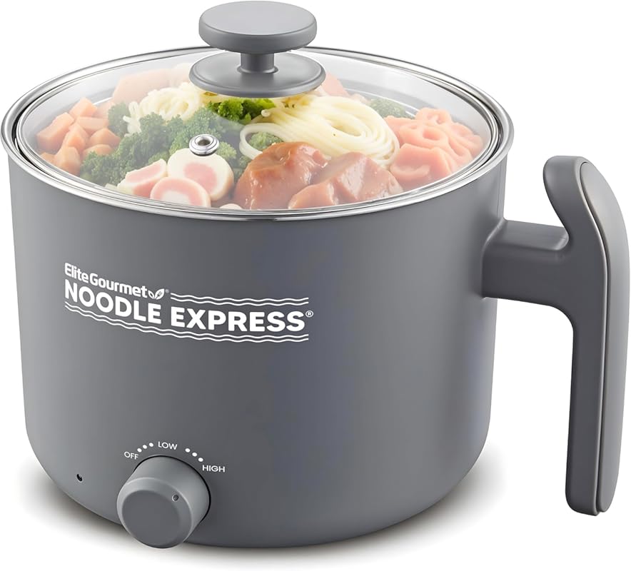 Elite Gourmet NOODLE EXPRESS Hot Pot: Prepare Ramen, Rice, Soups, Stew