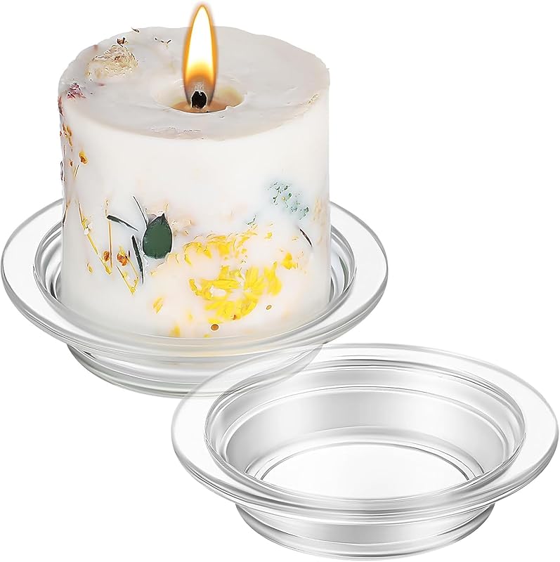 2-Pack 4.5in Glass Replacement Wax Warmer Dishes for Electric Tart & A