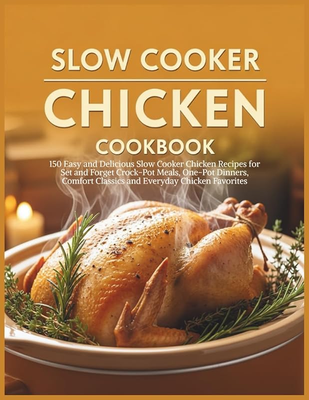 150 Easy Delicious Slow Cooker Chicken Recipes: Set and Forget Crock-P
