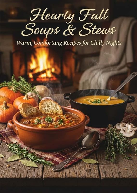 Hearty Fall Soups & Stews: Cozy Autumn Recipes for Chilly Nights, incl