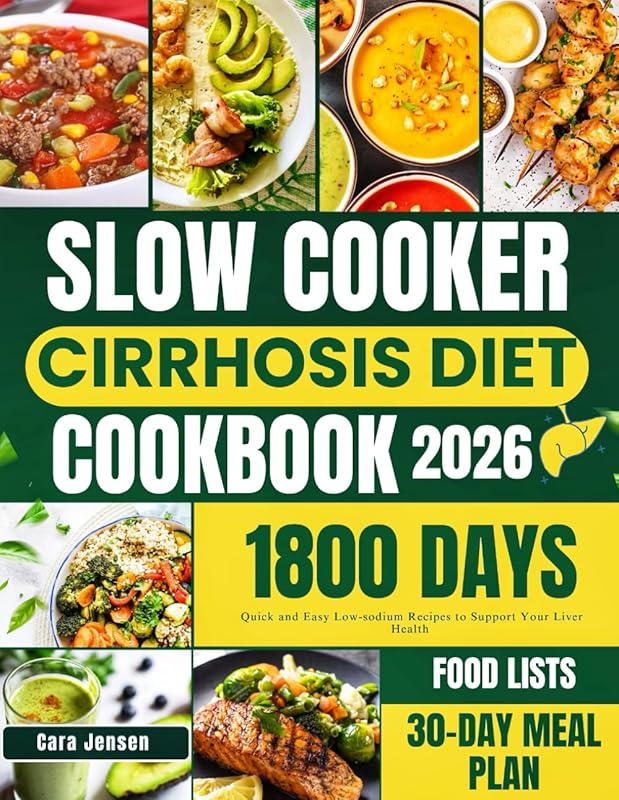 Slow Cooker Cirrhosis Diet Cookbook: Quick, Easy, Low-Sodium Recipes for Liver Health