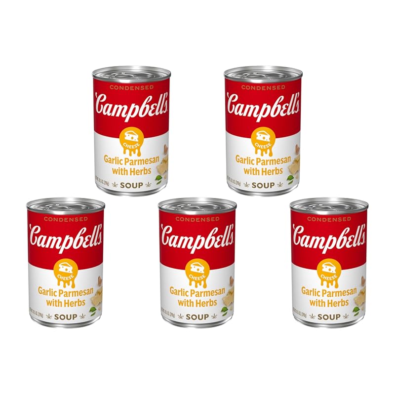 Campbell's Condensed Garlic Parmesan Cheese Soup With Herbs 10.5 oz 5-