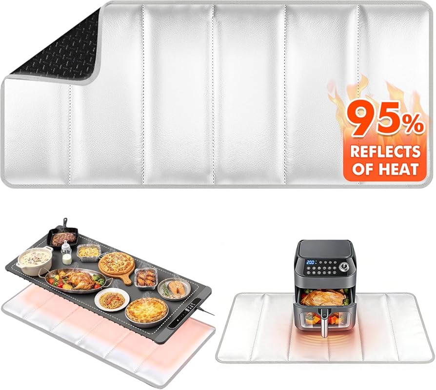 Heat Resistant Mat for Countertops & Appliances, Waterproof, Oilproof 