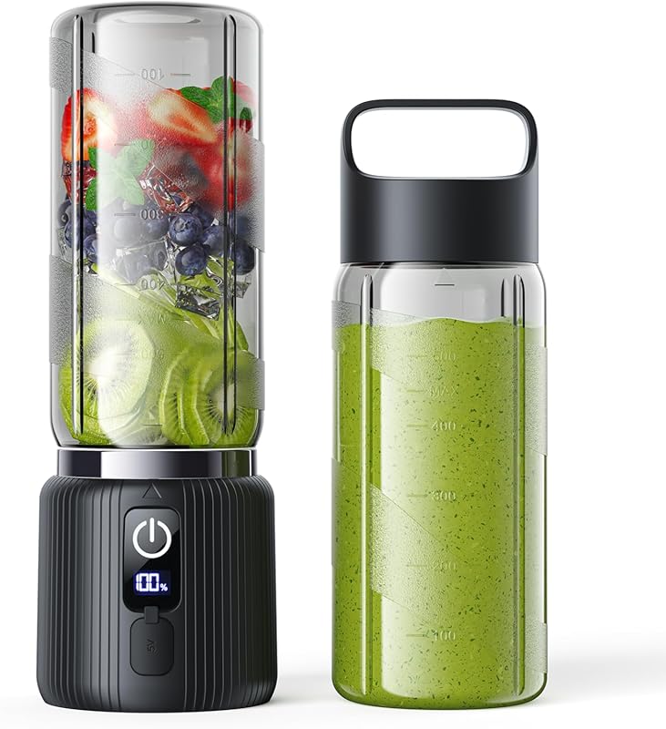COKUNST Portable Personal Blender: 8-Blade Smoothie & Shake Maker, USB