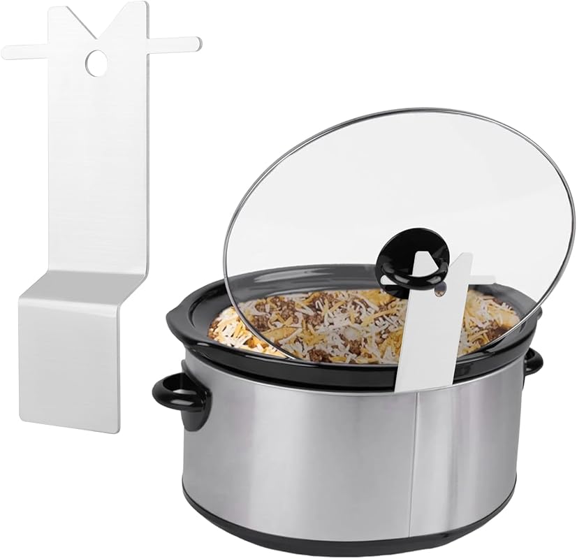 Croc-k Pot Universal Stainless Steel Slow Cooker Lid Stand for Clean K