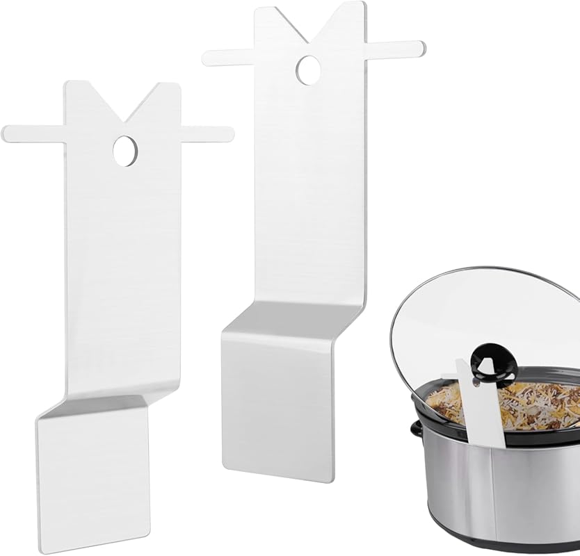 Universal Stainless Steel Slow Cooker Lid Holder Stand for Most Brands
